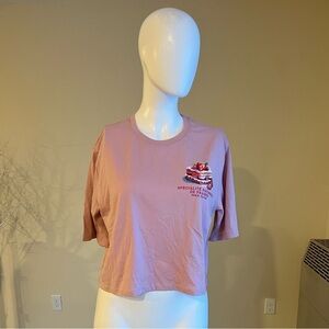 Women's Strawberry Dessert Boxy
Cropped Short Sleeve Graphic T-Shirt.